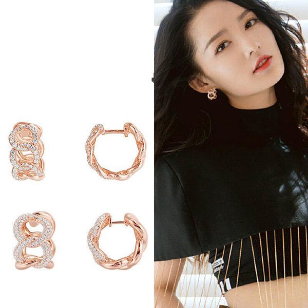 stud kakany 2021 fashion original cubic zirconia wide thick chain earrings romantic jewelry gifts for women, Golden;silver
stud kakany 2021 fashion original cubic zirconia wide thick chain earrings romantic jewelry gifts for women, Golden;silver