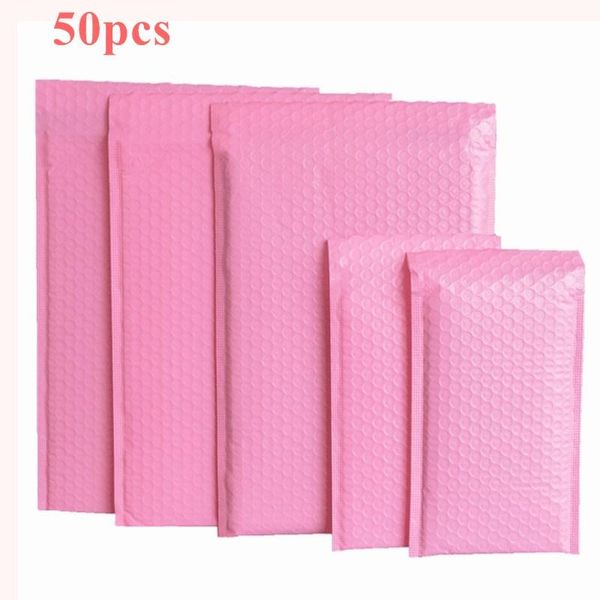 50pcs poly bubble envelope pink mail packaging bags waterproof and pressure proof self seal internet shipping packages bag
50pcs poly bubble envelope pink mail packaging bags waterproof and pressure proof self seal internet shipping packages bag
