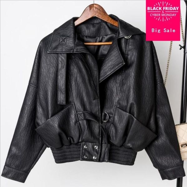 women's leather & faux 2021 spring and autumn fashion pu jaceket female short womens outwear locomotive lapel casual coat l960, Black
women's leather & faux 2021 spring and autumn fashion pu jaceket female short womens outwear locomotive lapel casual coat l960, Black