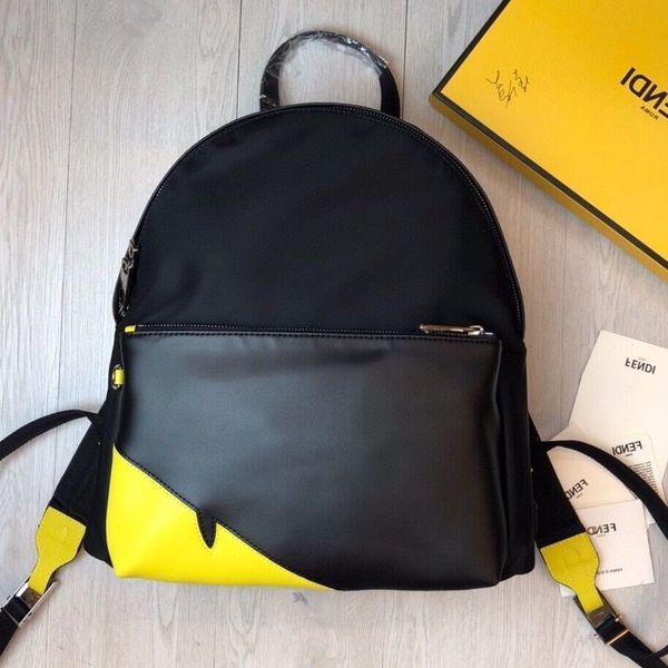 new corfen handbag men's fend backpack nylon canvas splicing leisure large backpack76a3
new corfen handbag men's fend backpack nylon canvas splicing leisure large backpack76a3