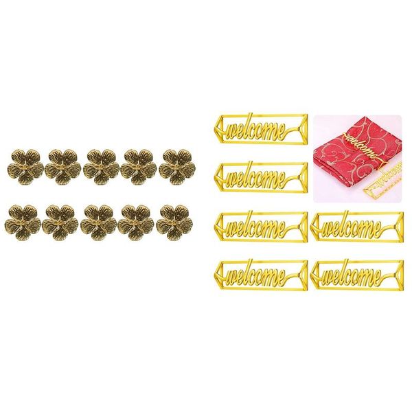 napkin rings 16 pcs holder wedding dinning table setting decorations, 10 plum flower & 6 "welcome"
napkin rings 16 pcs holder wedding dinning table setting decorations, 10 plum flower & 6 "welcome"