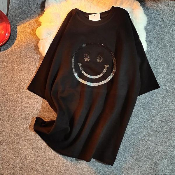 smiling face printing casual t-shirt basic from women 2021 summer short slender cottonless loose female black korean clown new ymv9, White
smiling face printing casual t-shirt basic from women 2021 summer short slender cottonless loose female black korean clown new ymv9, White