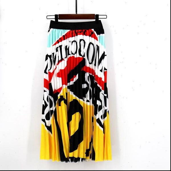 preppy style cartoon print pleated women long skirts high waist elastic blue pink skirt ladies summer casual female bottoms, Black
preppy style cartoon print pleated women long skirts high waist elastic blue pink skirt ladies summer casual female bottoms, Black