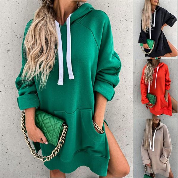 women's hoodies & sweatshirts autumn winter 2021 burst long sleeve solid color hoodie extractor-cord sweatshirt women, Black
women's hoodies & sweatshirts autumn winter 2021 burst long sleeve solid color hoodie extractor-cord sweatshirt women, Black
