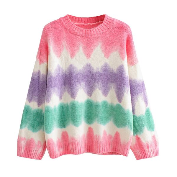 2021 new chic knitted ladies sweater colorful print women streetwear pullover basic long sleeve autumn winter outwear 5m4e, White;black
2021 new chic knitted ladies sweater colorful print women streetwear pullover basic long sleeve autumn winter outwear 5m4e, White;black