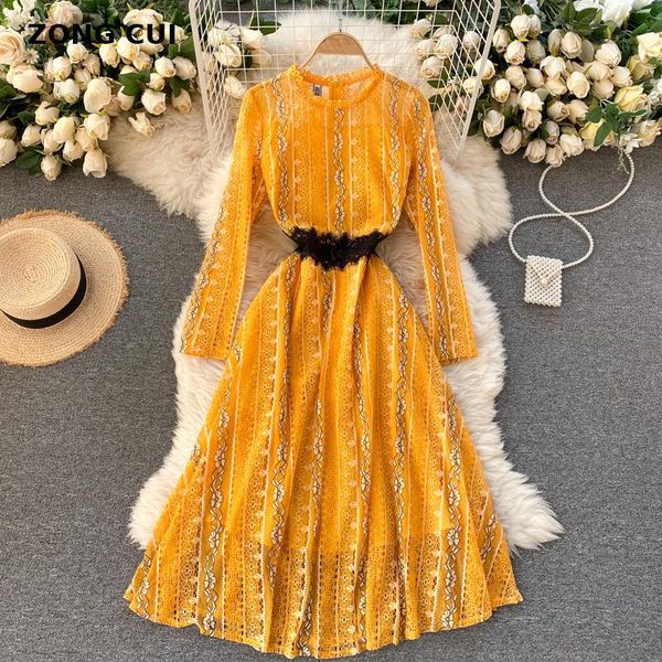 casual dresses yellow lace dress women's o-neck slim hook flower hollow maxi autumn fashion streetwear gown 2021 harajuku, Black;gray
casual dresses yellow lace dress women's o-neck slim hook flower hollow maxi autumn fashion streetwear gown 2021 harajuku, Black;gray