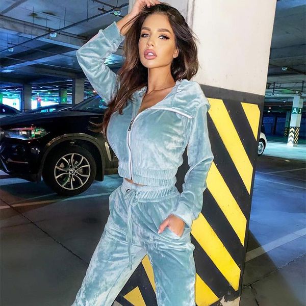 women's two piece pants fashion casual long sleeve velvet tracksuit women 2021 fall clothes for high waist sports pant 2 sets jogging f, White
women's two piece pants fashion casual long sleeve velvet tracksuit women 2021 fall clothes for high waist sports pant 2 sets jogging f, White