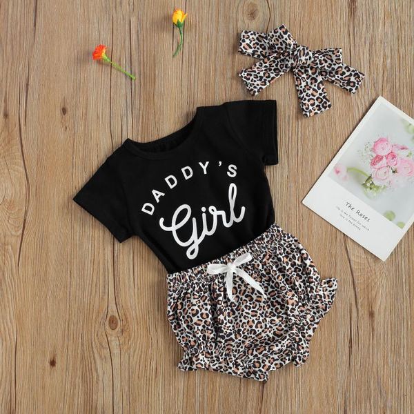 newborn baby girls 3-piece outfit set short sleeve letter print romper+leopard shorts+headband set summer 2021, White
newborn baby girls 3-piece outfit set short sleeve letter print romper+leopard shorts+headband set summer 2021, White