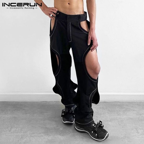 fashion men casual pants hollow out personality joggers trousers men streetwear solid color loose pantalon incerun 7, Black
fashion men casual pants hollow out personality joggers trousers men streetwear solid color loose pantalon incerun 7, Black