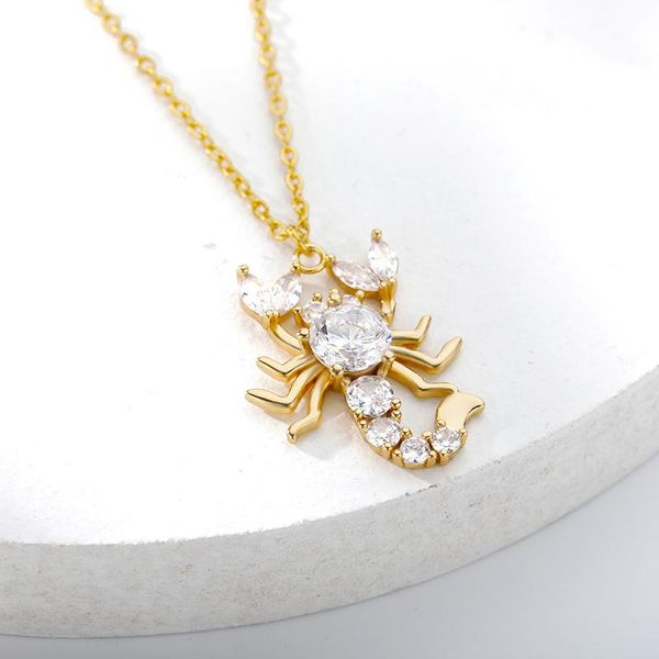 chokers luxury cz scorpion necklace for women choker crystal animal men stainless steel chain jewelry collier femme, Golden;silver
chokers luxury cz scorpion necklace for women choker crystal animal men stainless steel chain jewelry collier femme, Golden;silver