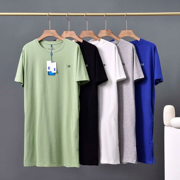 summer new style embroidered letter logo round neck fashion trend casual t-shirt, White;black 
summer new style embroidered letter logo round neck fashion trend casual t-shirt, White;black