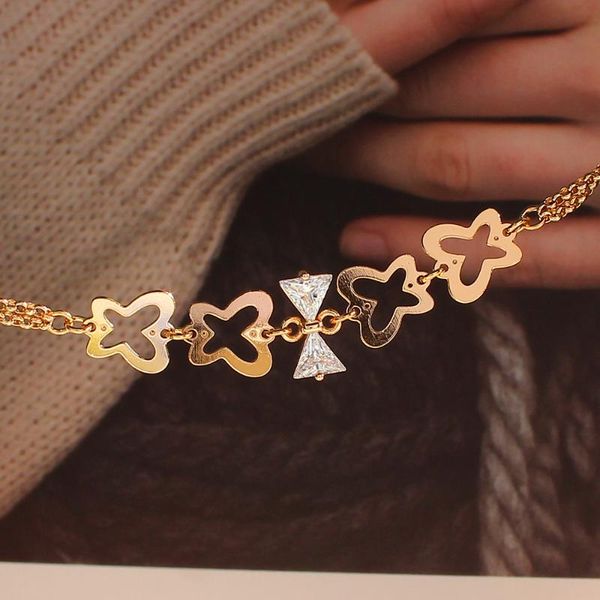 charm bracelets charms fashion bowknot zircon link chain bangle bracelet for women trendy rose gold color metal jewelry girls gift, Golden;silver
charm bracelets charms fashion bowknot zircon link chain bangle bracelet for women trendy rose gold color metal jewelry girls gift, Golden;silver