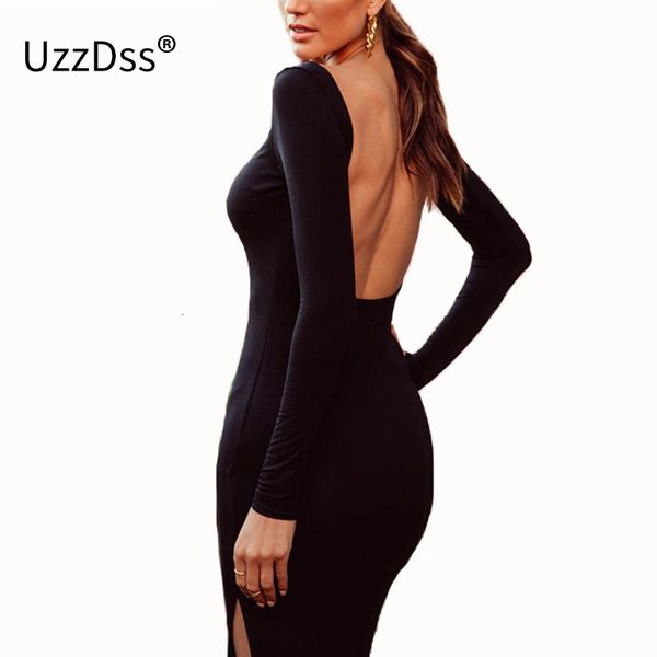 uzzdss backless bodycon dress women split club party dress autumn winter long sleeve knee-length pullover dresses vestido sh190722, Black;gray
uzzdss backless bodycon dress women split club party dress autumn winter long sleeve knee-length pullover dresses vestido sh190722, Black;gray