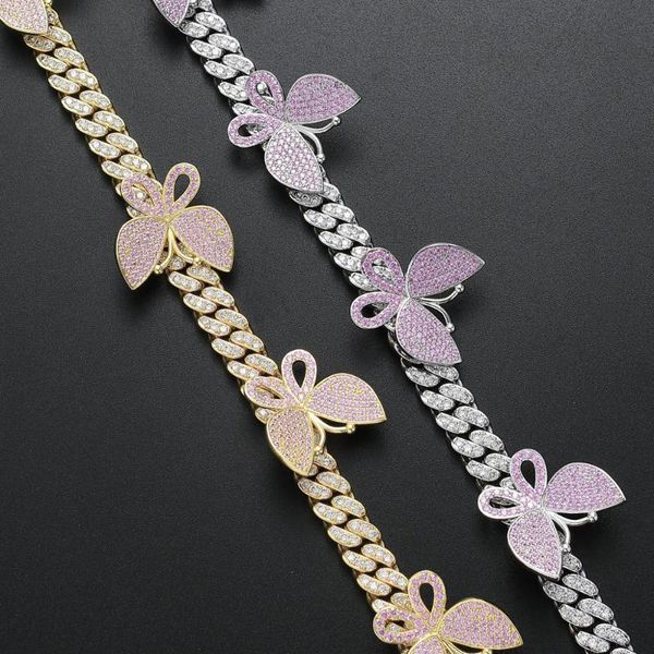 chains butterfly chain 13mm cuban necklace iced out cubic zirconia bling hip hop charm jewelry for gift 16-24 inch, Silver
chains butterfly chain 13mm cuban necklace iced out cubic zirconia bling hip hop charm jewelry for gift 16-24 inch, Silver