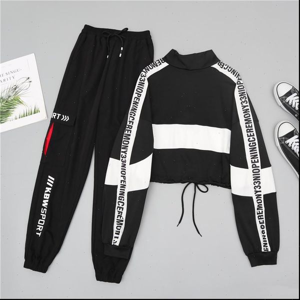 spring autumn loose high waist pants casual female solid harem pant trousers casual streetwear cargo pants, Black;white
spring autumn loose high waist pants casual female solid harem pant trousers casual streetwear cargo pants, Black;white