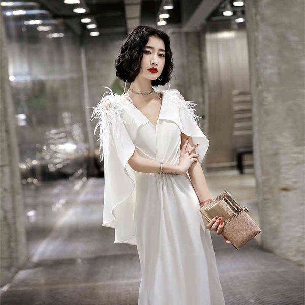 luxury prom dresses white evening 2021 autumn aura queen banquet fairy temperament long celebrity sexy, Black
luxury prom dresses white evening 2021 autumn aura queen banquet fairy temperament long celebrity sexy, Black