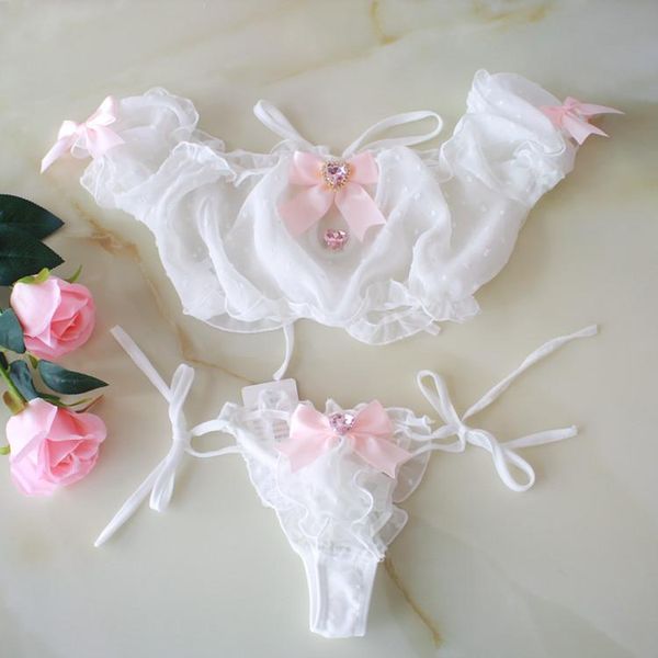 bras sets handmade white dots transparent short shirt & panties set bubble one shoulder heart button cute exotic appreal, Red;black
bras sets handmade white dots transparent short shirt & panties set bubble one shoulder heart button cute exotic appreal, Red;black