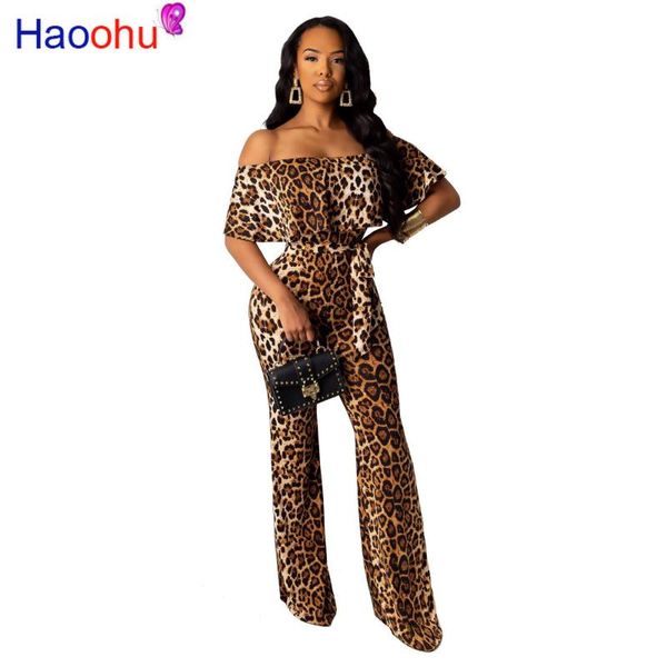 women's jumpsuits & rompers 2021 autumn women leopard print off shoulder butterfly sleeve straight jumpsuit fashion club party romper p, Black;white
women's jumpsuits & rompers 2021 autumn women leopard print off shoulder butterfly sleeve straight jumpsuit fashion club party romper p, Black;white