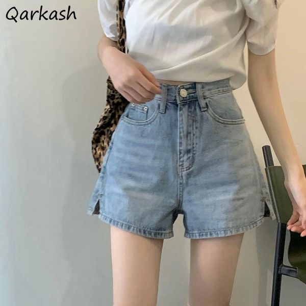 women's shorts women denim summer loose wide leg side split high waist street wear vintage korean style all-match chic retro leisure, White;black
women's shorts women denim summer loose wide leg side split high waist street wear vintage korean style all-match chic retro leisure, White;black