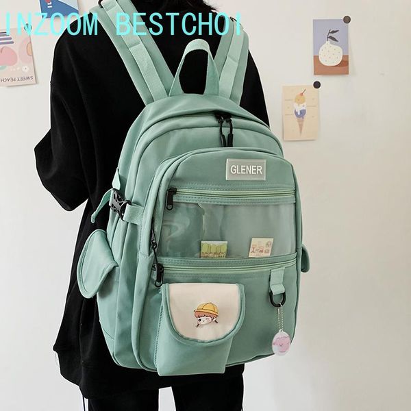 backpack large capacity women bag for school girls 2021 waterproof nylon transparent shoulder teens ladies
backpack large capacity women bag for school girls 2021 waterproof nylon transparent shoulder teens ladies
