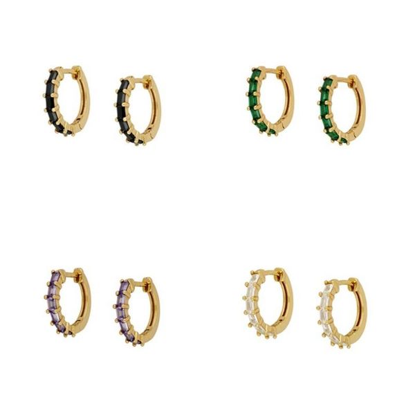 hoop & huggie fashion luxury inlaid rainbow zircon trend piercing earrings for women all-match minimalist personality pendent gilded jewelry, Golden;silver
hoop & huggie fashion luxury inlaid rainbow zircon trend piercing earrings for women all-match minimalist personality pendent gilded jewelry, Golden;silver