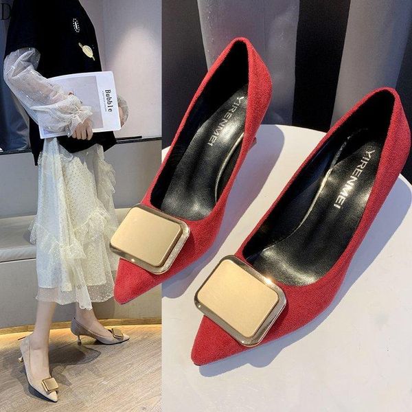 dress shoes pointed toe thin heels high womens temperament elegant single wedding black suede work pumps
dress shoes pointed toe thin heels high womens temperament elegant single wedding black suede work pumps