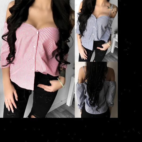 stylish ladies womens casual off shoulder long sleeve blouse striped loose summer clothes drop shipping, White
stylish ladies womens casual off shoulder long sleeve blouse striped loose summer clothes drop shipping, White