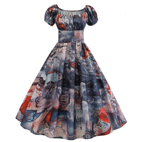 2021 new women o neck slim floral print summer sleeve elegant casual long es party night pleated vestidos w3tc, Black;gray
2021 new women o neck slim floral print summer sleeve elegant casual long es party night pleated vestidos w3tc, Black;gray