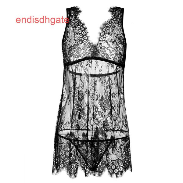 new comfortable sleeveless lace out nightdress, hollow underwear set, thin women's home wear, Black;white
new comfortable sleeveless lace out nightdress, hollow underwear set, thin women's home wear, Black;white
