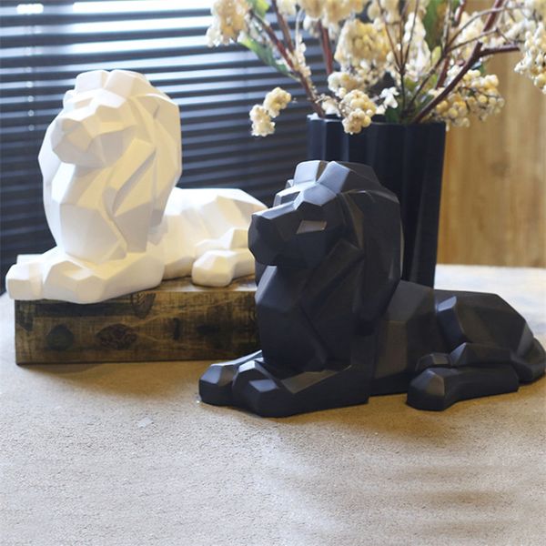 nordic modern abstract lion sculpture resin animal statue geometric style figurine office deskornament home decoration
nordic modern abstract lion sculpture resin animal statue geometric style figurine office deskornament home decoration