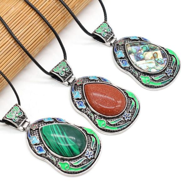 pendant necklaces natural shell alloy necklace retro drop shape temperament for charm jewelry or casual party wear 40x70mm, Silver
pendant necklaces natural shell alloy necklace retro drop shape temperament for charm jewelry or casual party wear 40x70mm, Silver