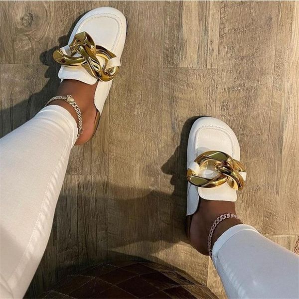 slippers foreign sandals women's shoes 2021 fashion thick-soled mules metal chain large size 35-43 loafers women, Black
slippers foreign sandals women's shoes 2021 fashion thick-soled mules metal chain large size 35-43 loafers women, Black