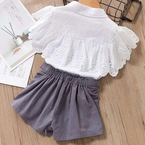 children's korean 2021 suit summer version hollow new out shirt + butterfly lace up shorts girls' two piece set
children's korean 2021 suit summer version hollow new out shirt + butterfly lace up shorts girls' two piece set