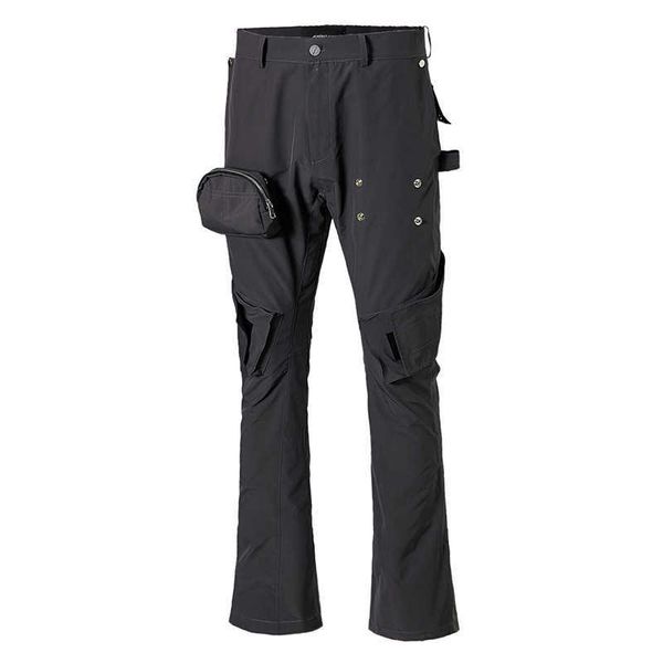 men's pants jcaesar multi pocket back zipper speaker vibe pants functional high street overalls, Black
men's pants jcaesar multi pocket back zipper speaker vibe pants functional high street overalls, Black