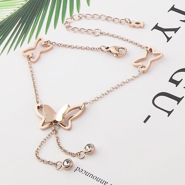 charm bracelets the stainless steel butterfly bangle crystal pendant bracelet is a gift for women, unique design jewelry wholesale, Golden;silver
charm bracelets the stainless steel butterfly bangle crystal pendant bracelet is a gift for women, unique design jewelry wholesale, Golden;silver
