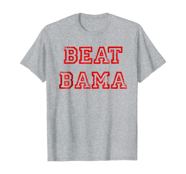 beat bama tshirt, White;black