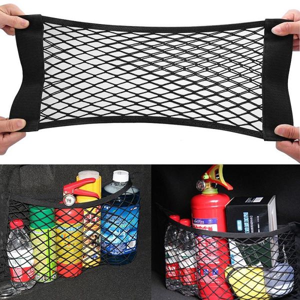 car back rear trunk seat elastic string net magic sticker mesh storage bag pocket cage auto organizer seat back bag
car back rear trunk seat elastic string net magic sticker mesh storage bag pocket cage auto organizer seat back bag