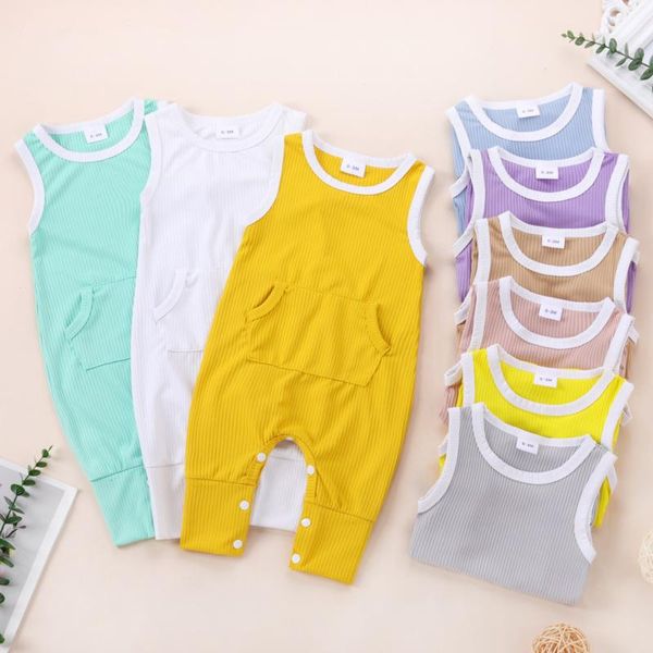 jumpsuits 0-18m born infant baby girls boys clothes sleeveless ribbed solid knit jumpsuit pocket romper ubranka dla niemowlat, Blue
jumpsuits 0-18m born infant baby girls boys clothes sleeveless ribbed solid knit jumpsuit pocket romper ubranka dla niemowlat, Blue