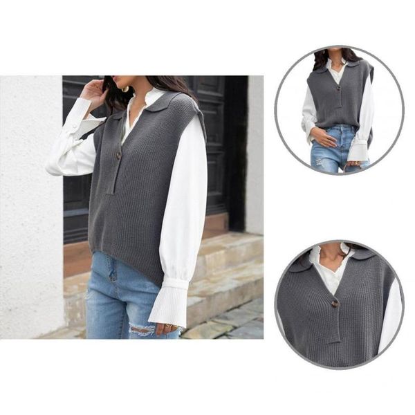 women's vests women sweater vest sleeveless solid color v neck winter simple, Black;white
women's vests women sweater vest sleeveless solid color v neck winter simple, Black;white