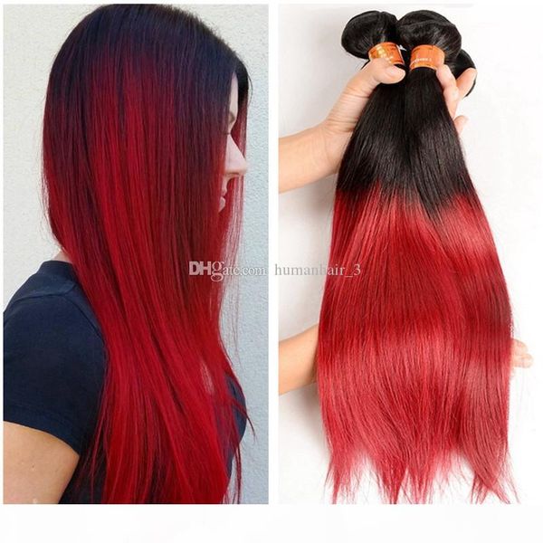 two tone red hair 3 bundles brazilian virgin human hair weave 1b red ombre hair extension red colored bundles, Black;brown
two tone red hair 3 bundles brazilian virgin human hair weave 1b red ombre hair extension red colored bundles, Black;brown
