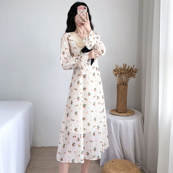 2021 new spring floral summer chiffon print dress plus size female sweet bohemia peter pan collar big s-4xl dresses nbab, White
2021 new spring floral summer chiffon print dress plus size female sweet bohemia peter pan collar big s-4xl dresses nbab, White