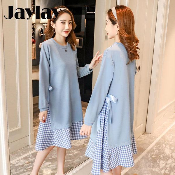 maternity dresses autumn & winter dress for pregnant women plaid bottoming knit sweater casual women's 20103006, White
maternity dresses autumn & winter dress for pregnant women plaid bottoming knit sweater casual women's 20103006, White