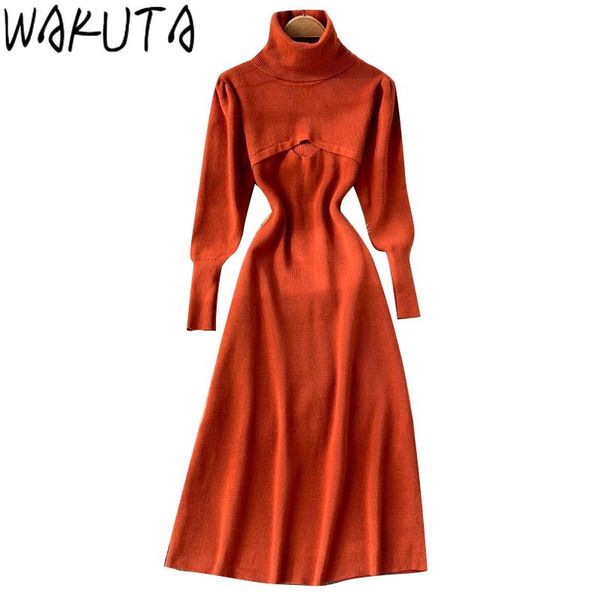 casual dresses wakuta front hollow out sweater long dress female elegant turtleneck knit a-line women slim chic vesitidos, Black;gray
casual dresses wakuta front hollow out sweater long dress female elegant turtleneck knit a-line women slim chic vesitidos, Black;gray