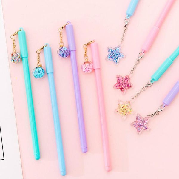 gel pens cute pentagram pendant 0.38mm kawaii neutral pen novelty for kids girls gift school office supplies stationery
gel pens cute pentagram pendant 0.38mm kawaii neutral pen novelty for kids girls gift school office supplies stationery