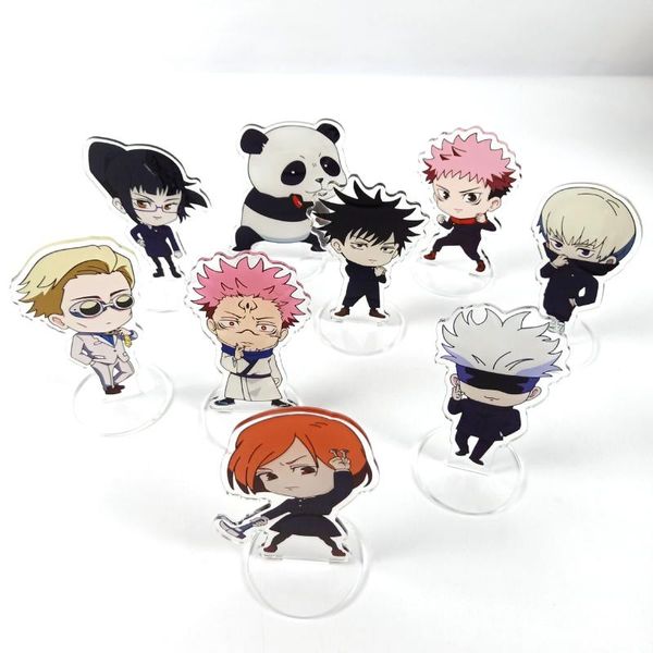keychains anime jujutsu kaisen keychain desk decor cosplay standing model boy girl couple's accessories fans souvenir gift, Silver
keychains anime jujutsu kaisen keychain desk decor cosplay standing model boy girl couple's accessories fans souvenir gift, Silver