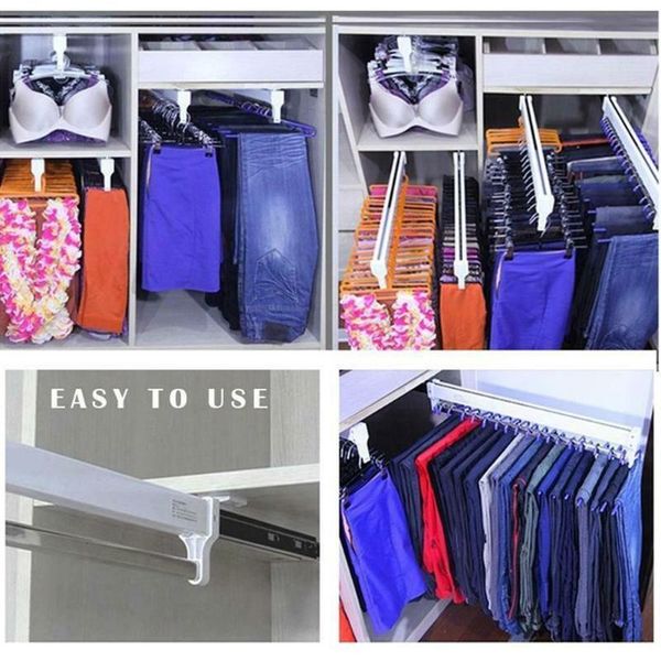 hangers & racks 34.7cm extendable closet hanger rack adjustable slide pull-out rod wardrobe pants retractab m4a0
hangers & racks 34.7cm extendable closet hanger rack adjustable slide pull-out rod wardrobe pants retractab m4a0