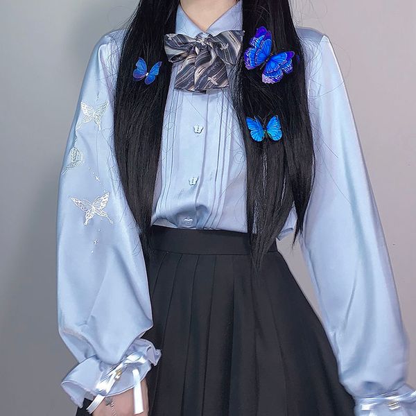 2021 new camisa manga longa mulheres da forma outono das camisas do bordado de deeptown ykxg, White
2021 new camisa manga longa mulheres da forma outono das camisas do bordado de deeptown ykxg, White