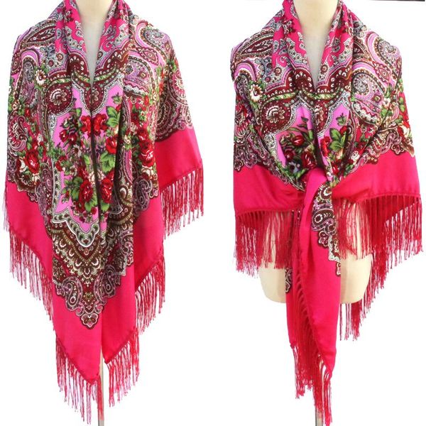 scarves 160*160cm russian fringed square big scarf for women retro floral pattern national hijab head wraps beach travel shawl, Blue;gray
scarves 160*160cm russian fringed square big scarf for women retro floral pattern national hijab head wraps beach travel shawl, Blue;gray