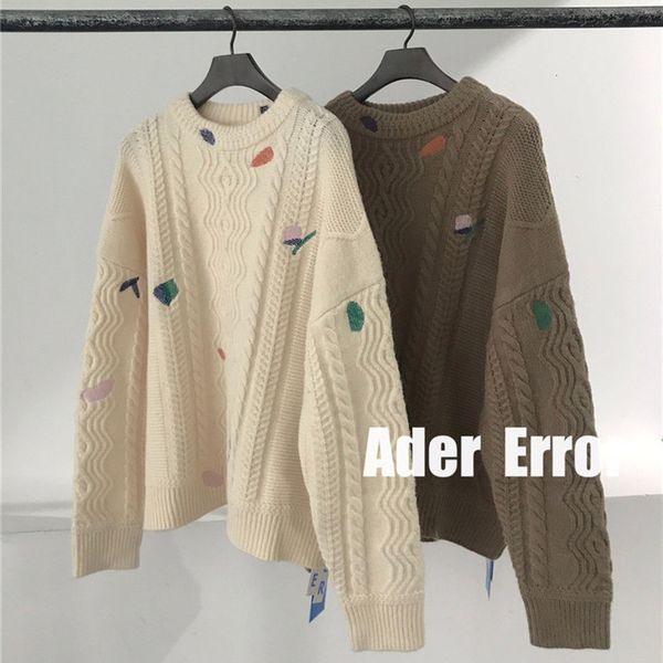 2021 new error sweater men women jacquard pattern knit wool adererror sweaters textile patch ader turtleneck winter 4ev1, White;black
2021 new error sweater men women jacquard pattern knit wool adererror sweaters textile patch ader turtleneck winter 4ev1, White;black