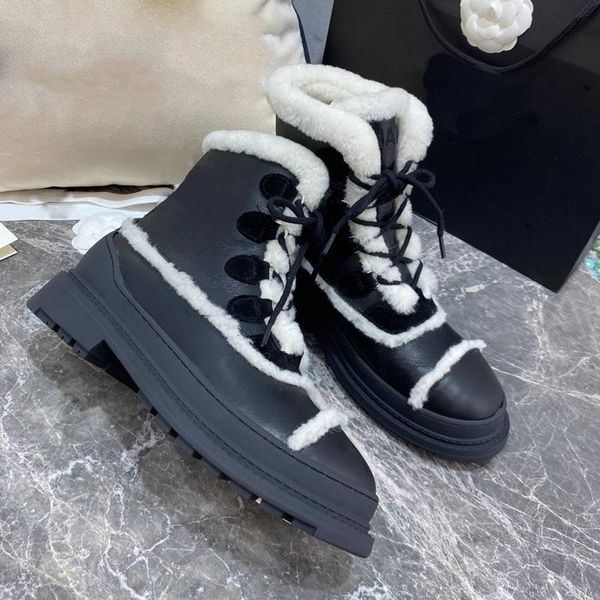 boots snow ankle leisure winter mulheres botas lace-up ladies shoes warm botines mujer comfortable genuine leather woman, Black
boots snow ankle leisure winter mulheres botas lace-up ladies shoes warm botines mujer comfortable genuine leather woman, Black
